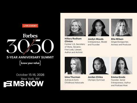 Forbes and Know Your Value announce the Forbes 30/50 5-Year Anniversary Summit
