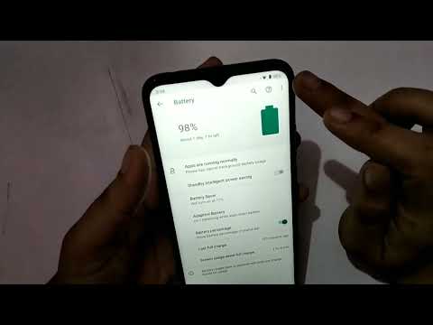 Show battery percentage in Moto e6s mobile, battery percentage show kaise Karen