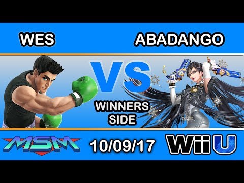 MSM 117 - KH | Wes (Little Mac) Vs. LG | Abadango (Bayonetta) Winners Side