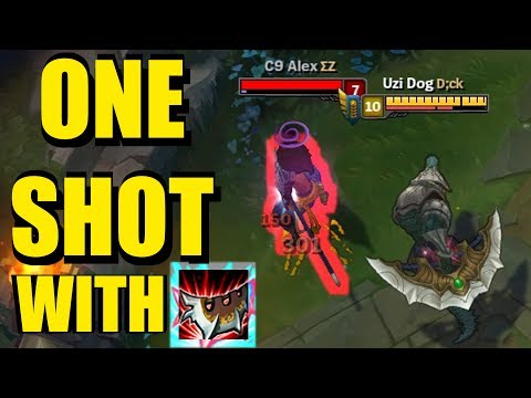ONESHOTS with W ONLY!! RENEKTON FULL AD!! [ League of Legends ]