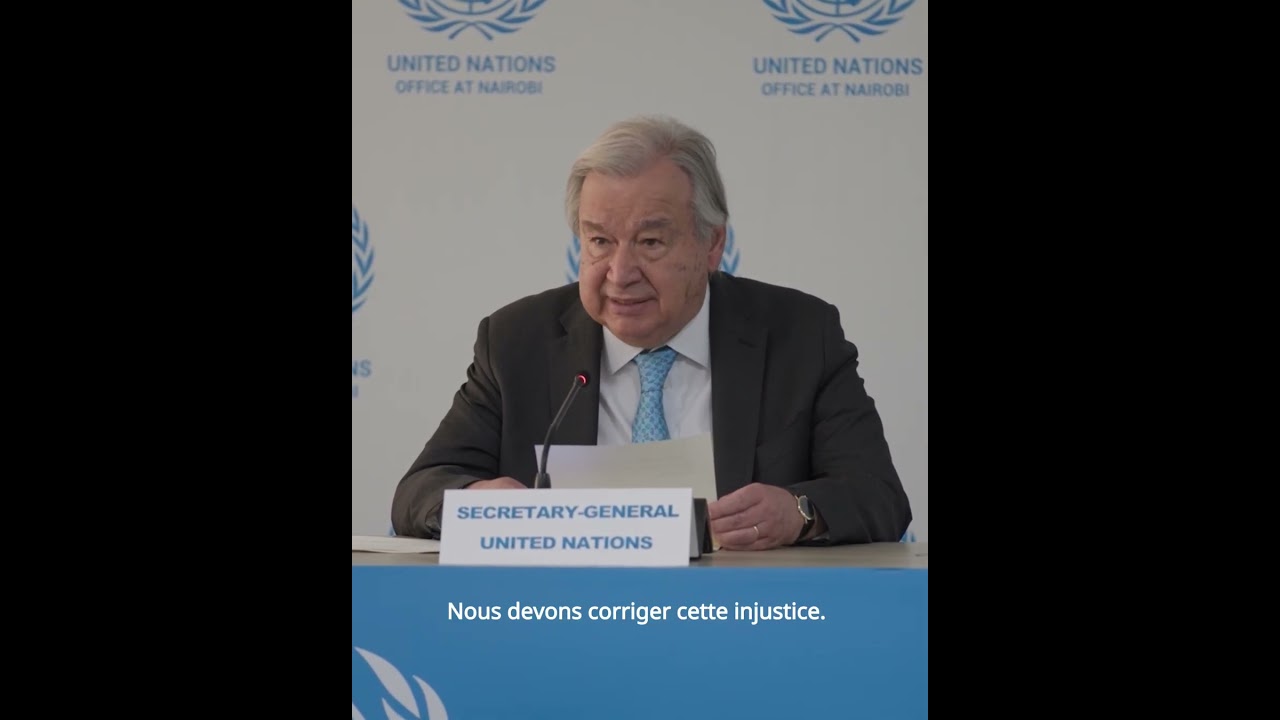 L'énorme potentiel de l'Afrique est freiné par un système international injuste (A. Guterres)