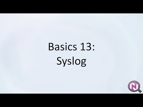 Basics 13: Syslog