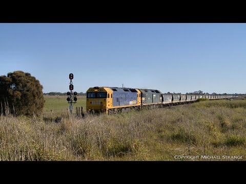 3KQ5  Pacific National Grain Train - PoathTV Australian Railways