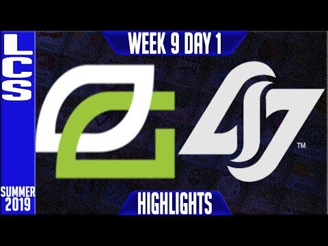 OPT vs CLG Highlights | LCS Summer 2019 Week 9 Day 1 | Optic Gaming vs Counter Logic Gaming