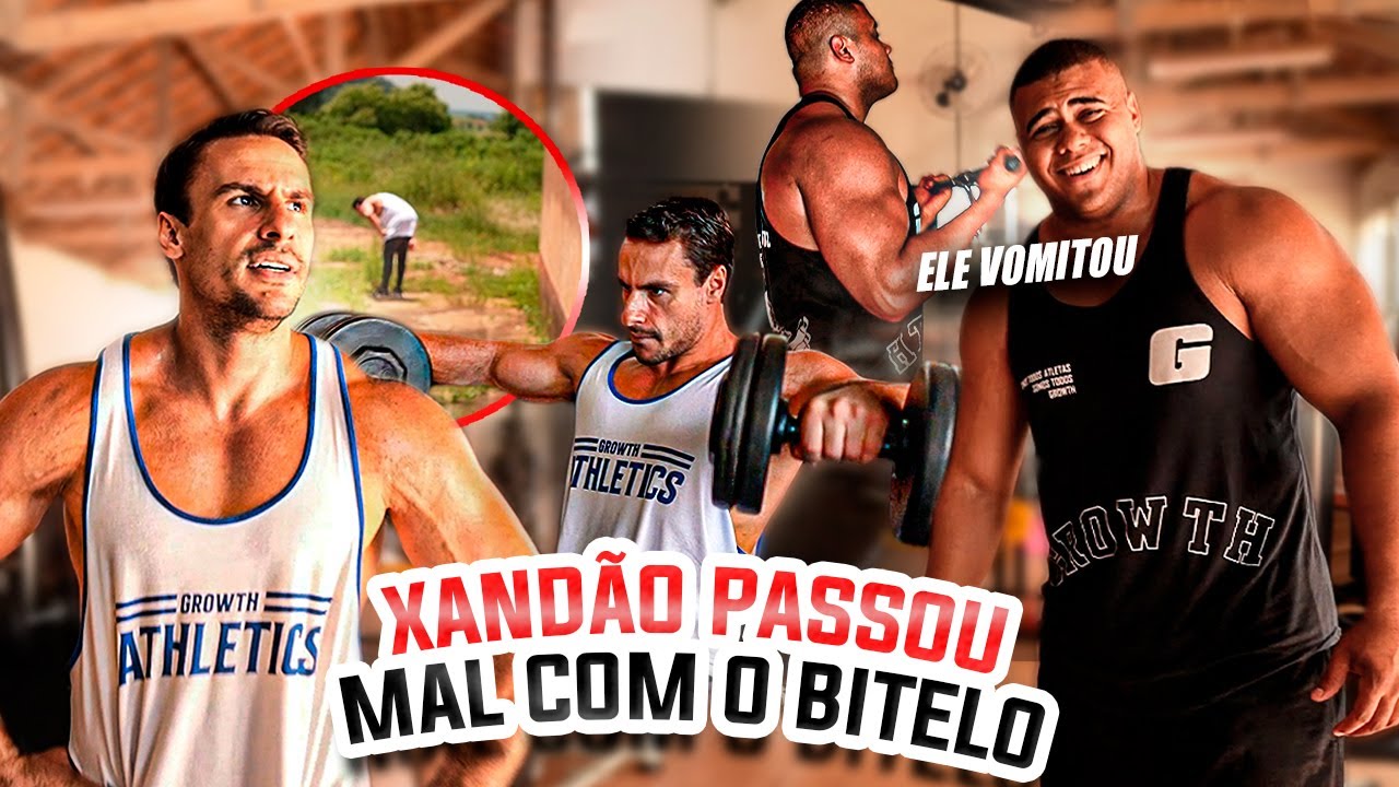 SUPER XANDÃO PASSOU MAL TREINANDO COM O BITELO