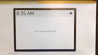UtiPro TouchBase Web Clock Clock in Clock out