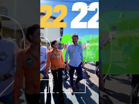 Wilder e eu estivemos em Goiatuba e Itumbiara. Vamos fazer mais e fazer melhor por Goiás. 💚💛 É 22!