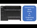 Omron PLC Basic Simple Wiring And Programming Tutorial For Beginners