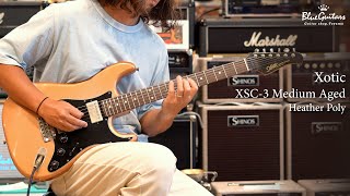 Video thumbnail for Blue Guitars - Xotic / XSC-3 Heather Poly Medium Aged by Blue Guitars