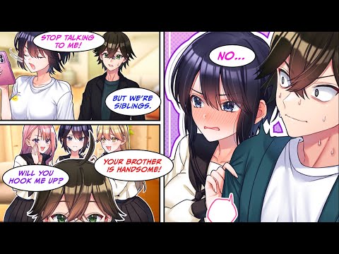 [Manga Dub] I’ve never gotten along with my stepsister since our parents remarried. But one day...