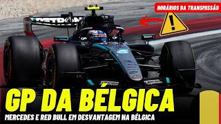 GP DA BÉLGICA: MERCEDES E RED BULL EM DESVANTAGEM | HORÁRIOS FÓRMULA 1 2026