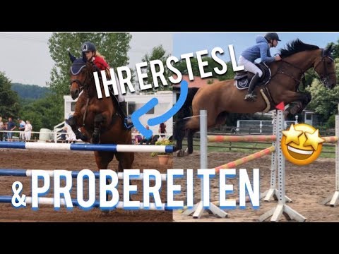 PROBEREITEN auf dem TURNIER 🤩| Lucys ERSTES L Springen + KRM 🥇|Teil 2|Fay&Caba