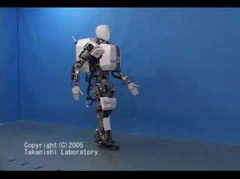 Wabian-2 robot walking