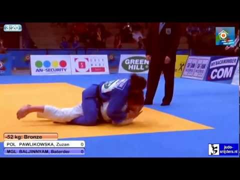 Judo 2013 European Open Oberwart: Pawlikowska (POL) - Baljinnyam (MGL) [-52kg] bronze