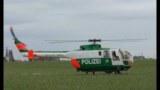 Beautiful XL RC BO-105 Polizei (11. DMFV Scalemeeting Offenbach 2017)