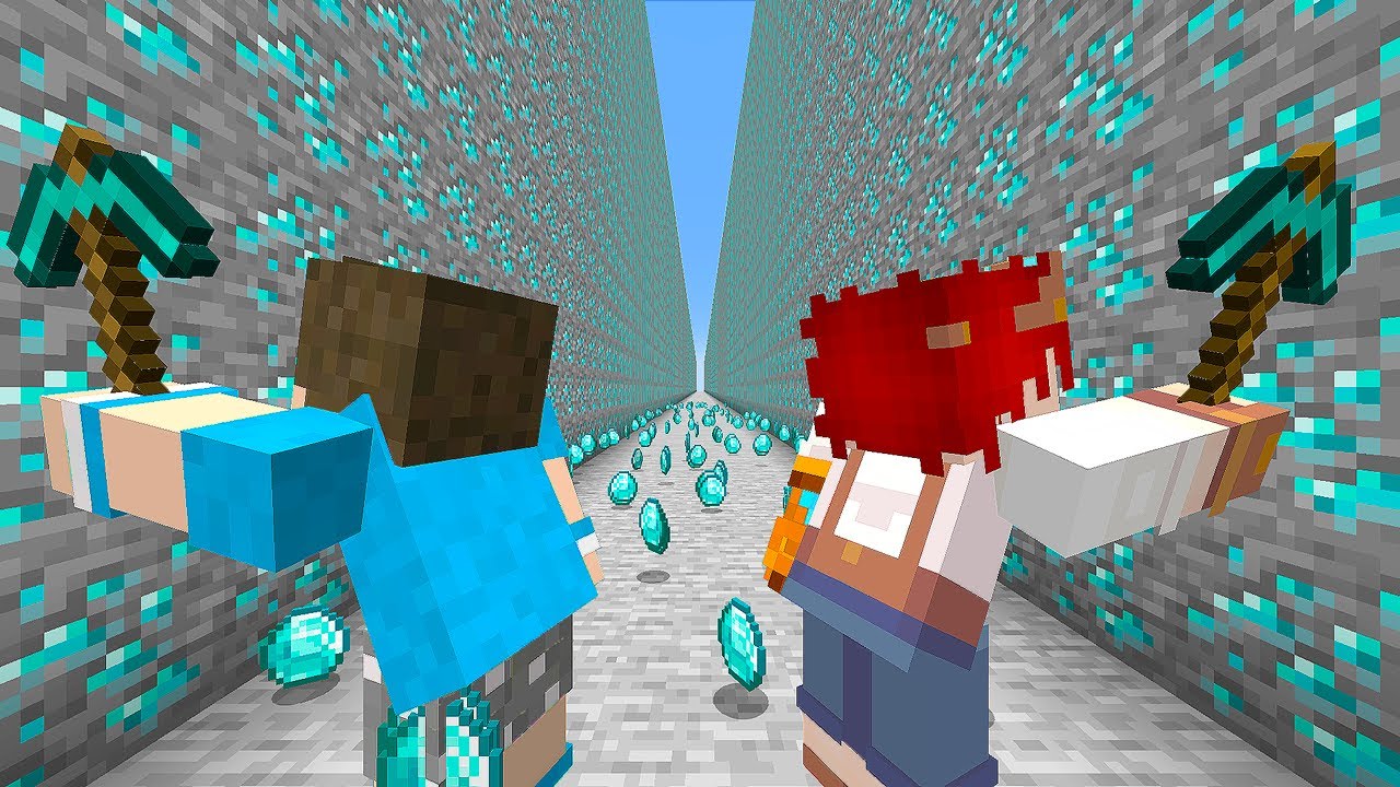 Criei uma MINA com TODOS os MINÉRIOS do Minecraft!