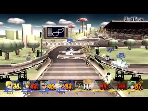 SSB4 (Wii U) 8 Player Smash Team W/Mscott123