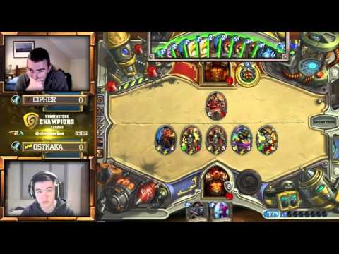 Cipher vs Ostkaka - Group D Winners Match - Hearthstone Champions League