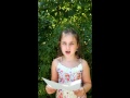 Mikaela Singing Hymn by Jars of Clay