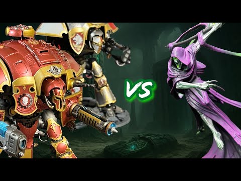 The most powerful weapon in the game - Knights vs Necrons (Warhammer 40k full game battle report)