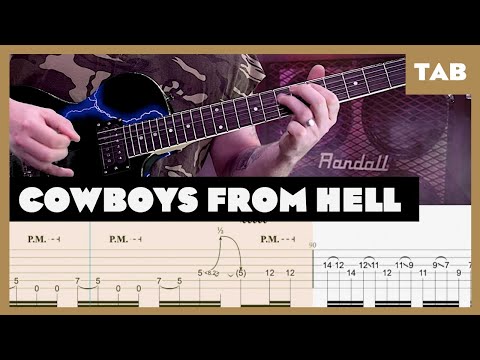 Pantera - Cowboys from Hell - Guitar Tab | Lesson | Cover | Tutorial