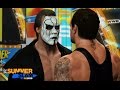 WWE Summerslam 2015 - Sting Returns and Attack ...