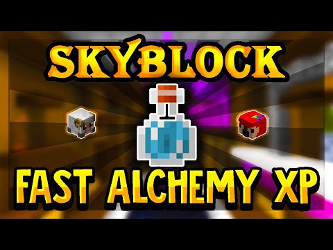The FASTEST Way To Get Alchemy XP in Hypixel Skyblock!!