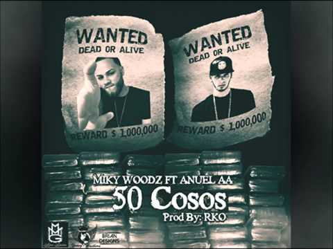 Miky Woodz, Anuel AA - 50 Cosos (Audio Oficial)