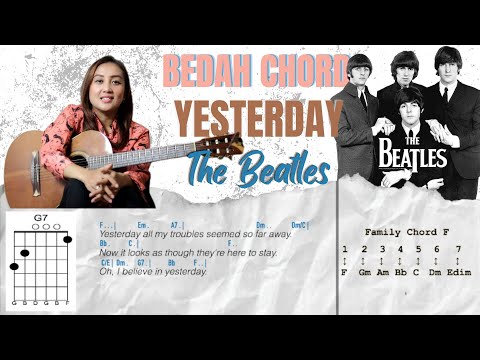 BEDAH CHORD - YESTERDAY (THE BEATLES)