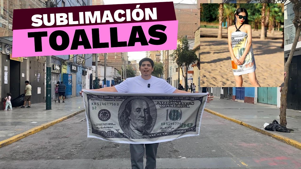 SUBLIMACIÓN DE TOALLA desde 0 en GAMARRA
