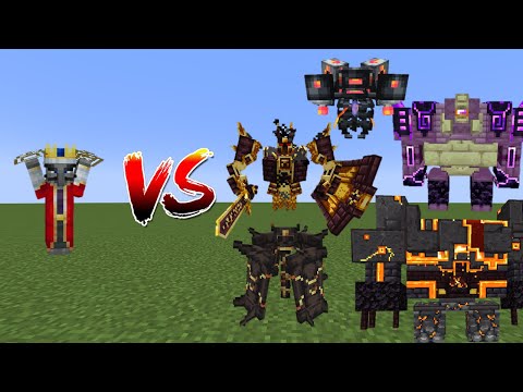 Magician King(Boss And Magic W.I.P) Vs L_Ender Cataclysm - Minecraft Mob Battle
