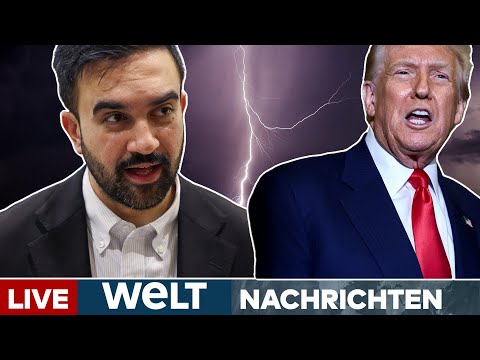 USA: Sozialist Mamdani gewinnt Bürgermeisterwahl in New York – Trump wütet! | WELT LIVESTREAM