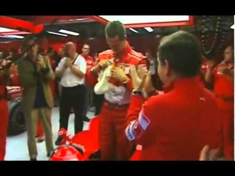Michael Schumacher's last lap with Ferrari