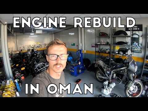 Thumbnail for EP14 Overlanding adventure on motorcycle, Transalp 600: Engine rebuild in Oman by Honda Transalp