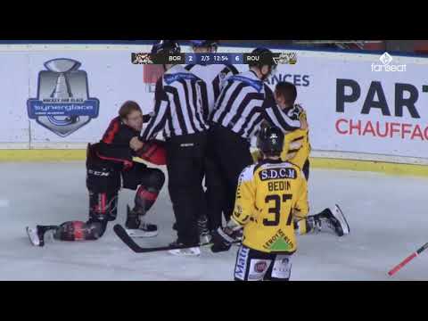 Hockey Fight : Bordeaux Rouen, Kevin Dusseau VS Julien Guillaume