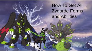 How to Get Zygarde 10% 50% and 100% in Pokemon Swo