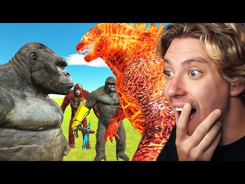 Kong Army vs Godzilla Army (KAIJU WAR!!!)