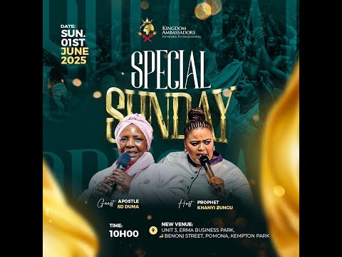 Special Sunday Service with Apostle SD Duma