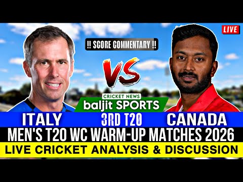 🔴 Live | Italy vs Canada Live | ITA vs CAN | Score Commentary