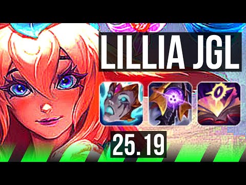 LILLIA vs LEE SIN (JGL) | KR Master | 25.19
