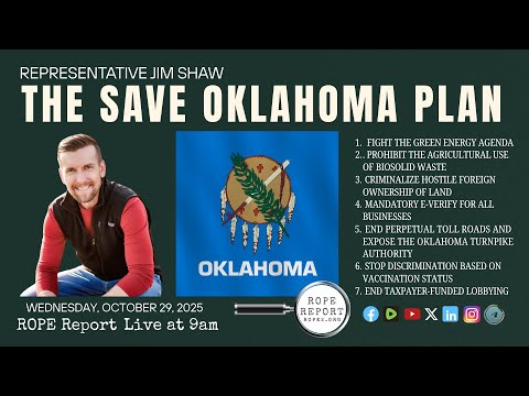 Representative Jim Shaw Explains The Save Oklahoma Plan