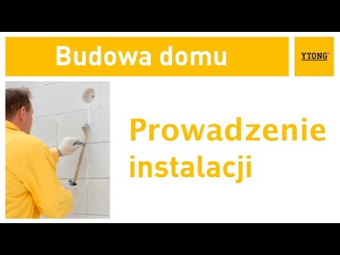 Jak wykonać instalacje elektryczne? Instrukcja budowania domu z bloczków Ytong. - zdjęcie