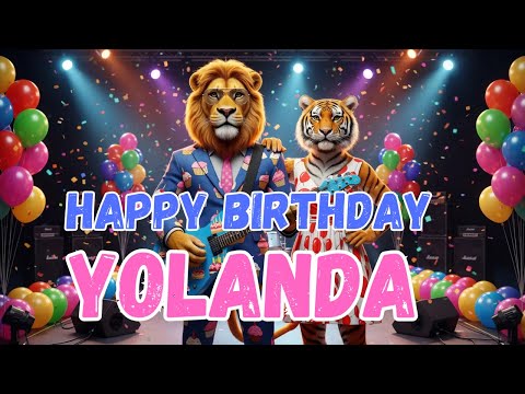 YOLANDA Happy Birthday Song - Happy Birthday to Yolanda