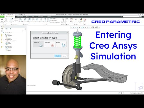 Creo Parametric - How to Enter Creo Ansys Simulation