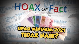 Hoax or Fact: Benarkah Tahun 2021 Tak Ada Kenaikan Upah Minimum? Cek Penjelasannya Berikut Ini!