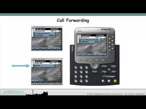 Enterprise 20 End User Training Part 4: Forwarding from Your Cisco Phone