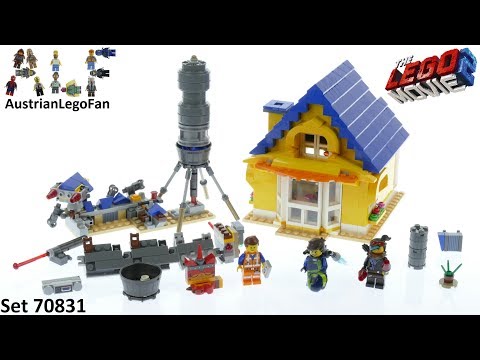 Vidéo LEGO The LEGO Movie 70831 : La maison-fusée d'Emmet !