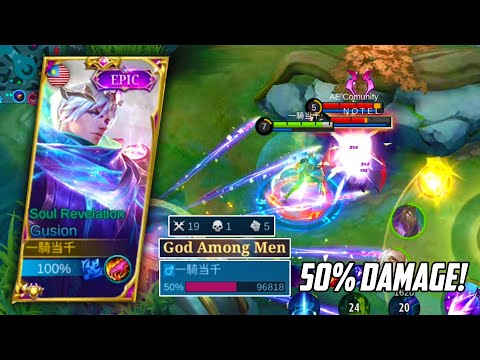 HOW TO BECOME A FAST HAND GUSION! | 50% DAMAGE PERFECT GUSION GAMEPLAY | MLBB