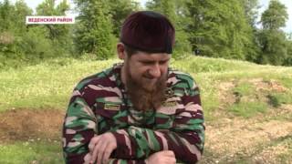 Рамзан Кадыров совершил   многокилометровую пешую прогулку по святым местам Эртана