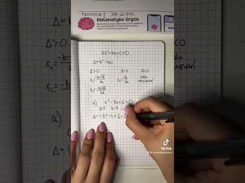 Funkcja kwadratowa - obliczanie miejsc zerowych #matematyka